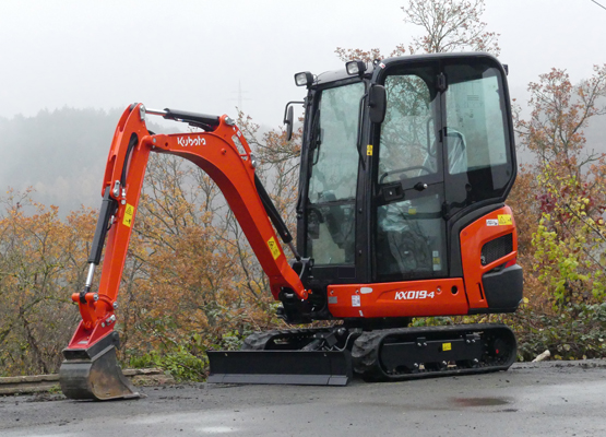 1,9 t Minibagger Bagger mieten - Kubota KX019-4